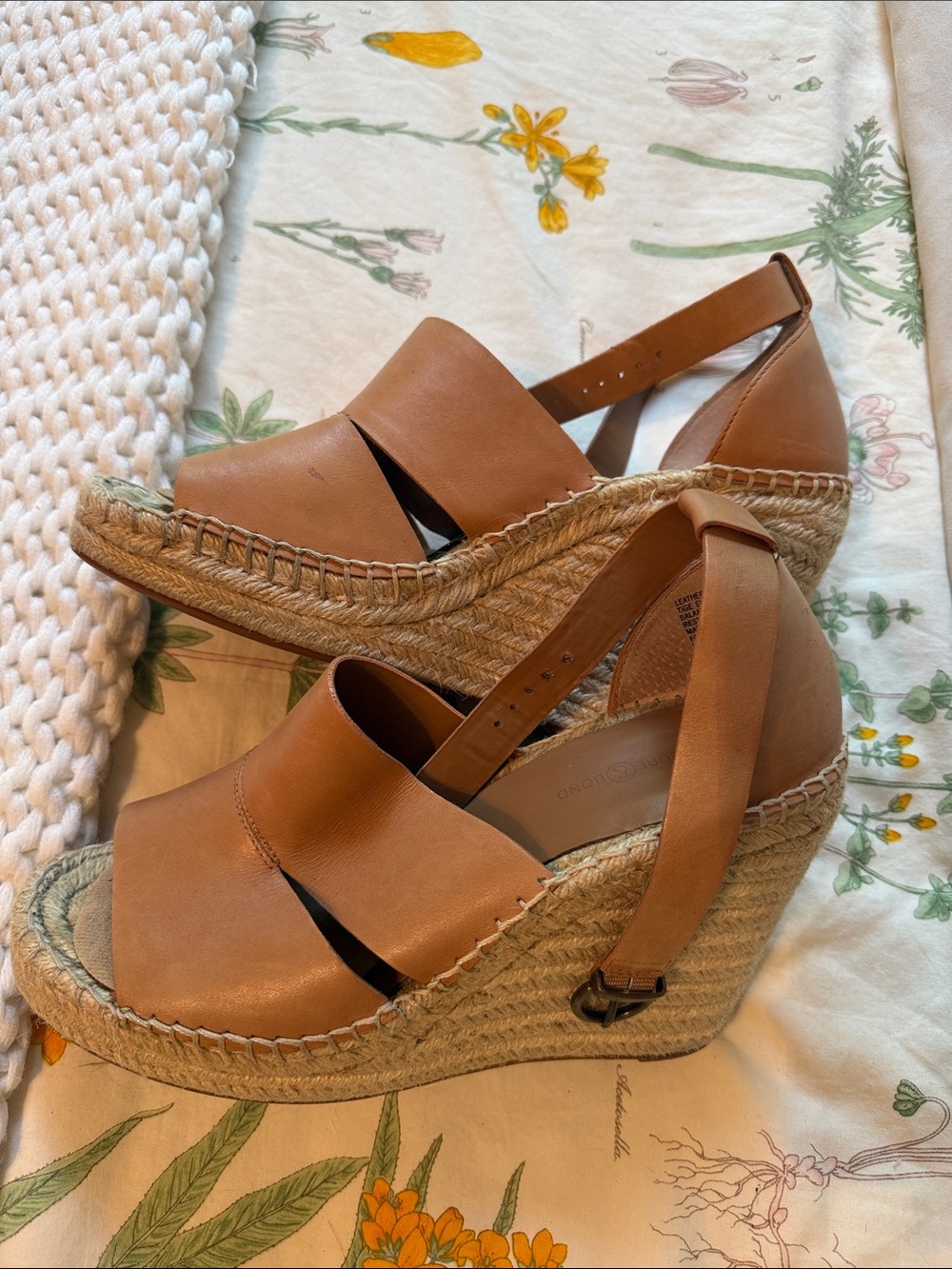 Treasure & Bond Wedge Espadrille Sandals Size 9